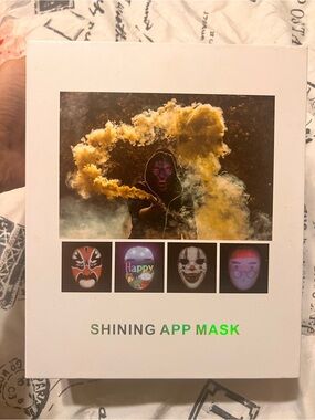 Shining App Mask - White Packaging with Multicolor Graphics